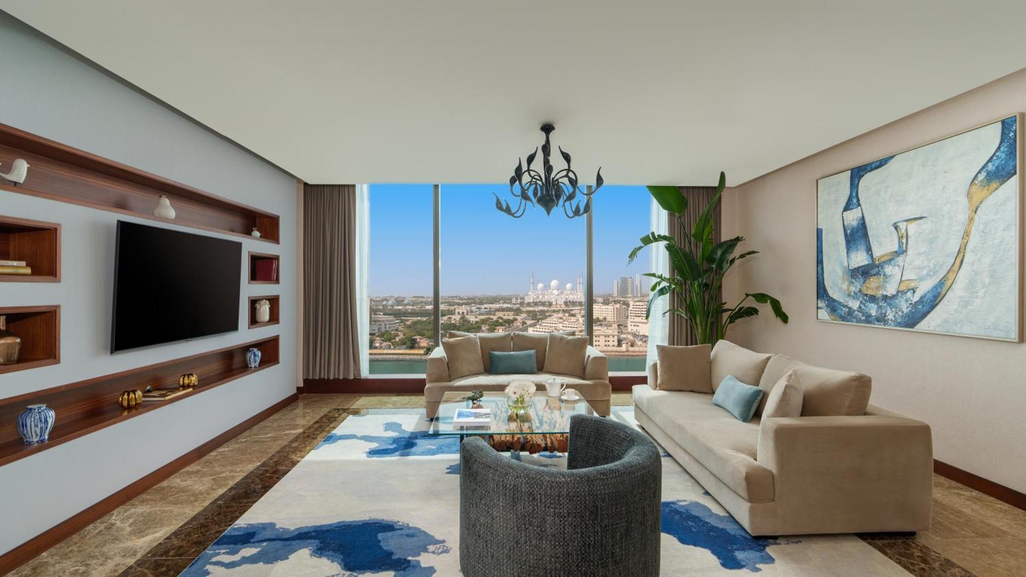 Fairmont Bab Al Bahr Hotel Абу Даби Екстериор снимка A living room in a typical apartment