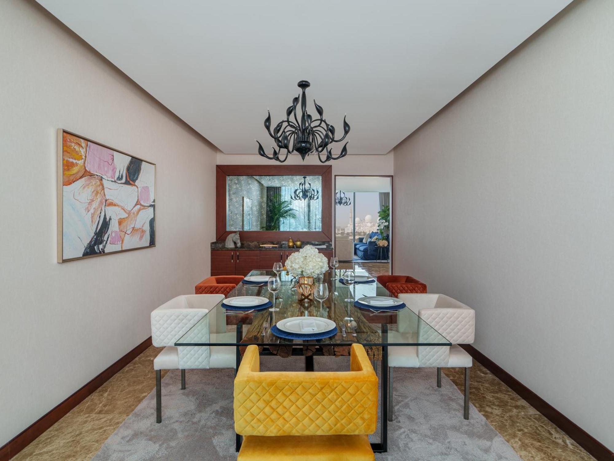 Fairmont Bab Al Bahr Hotel Абу Даби Екстериор снимка Dining room